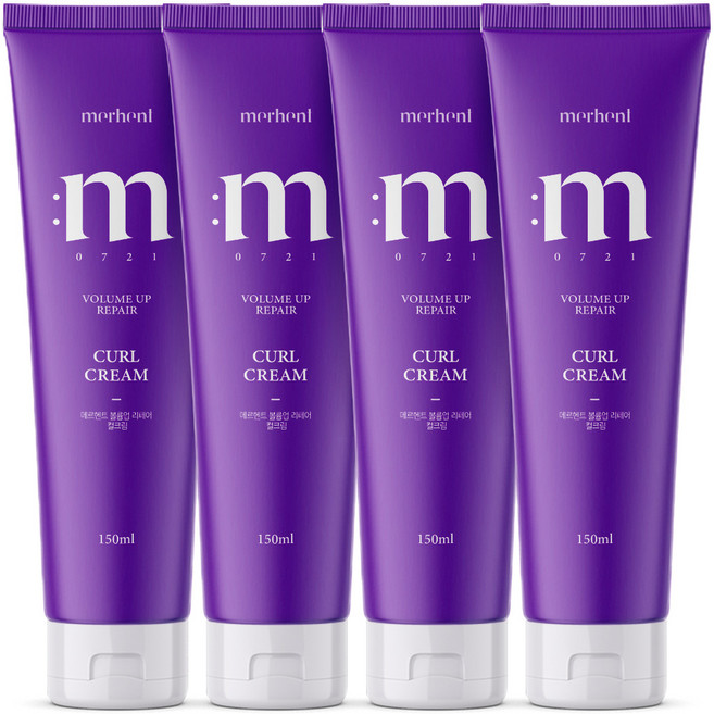 메르헨트 볼륨업 리페어 컬크림 에센스, 150ml, 4개