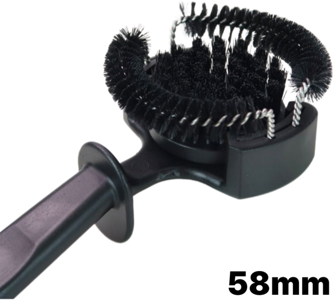 커피머신 그룹헤드 청소솔 샤워스크린 포터필터청소 세척솔 클리너, 1개