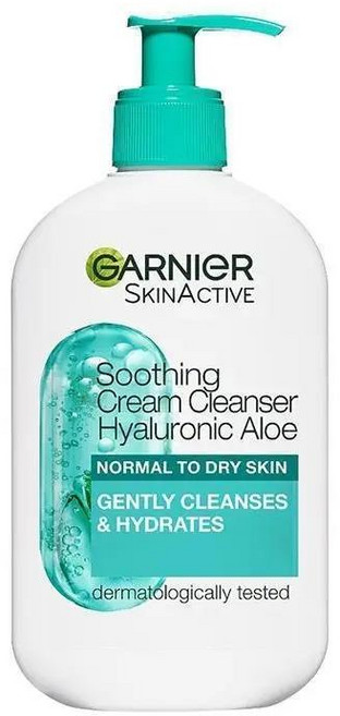 호주 가르니에 Garnier Hyaluronic Aloe Cream Cleanser 히알루로닉 알로에 크림 클렌저, 6개, 250ml
