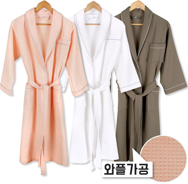 디오 프리미엄 와플 호텔 샤워가운, 커피M, 1개