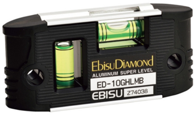 에비수 핸디 자석 레벨 블랙 ED-10GHLMB, 1개