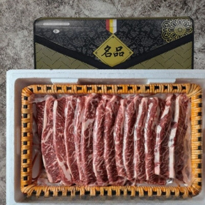 설선물세트 la갈비 꽃갈비살 4kg 미국산 명절선물세트, la갈비선물세트 x 1개