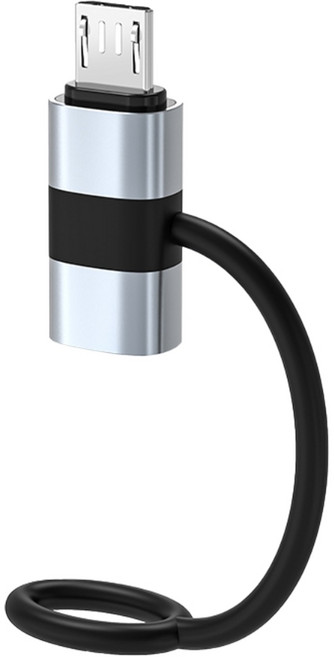 480Mbps 충전 변환기 휴대용 USB/USB 5핀 수-타입 C 암 어댑터, Micro to C, 1개