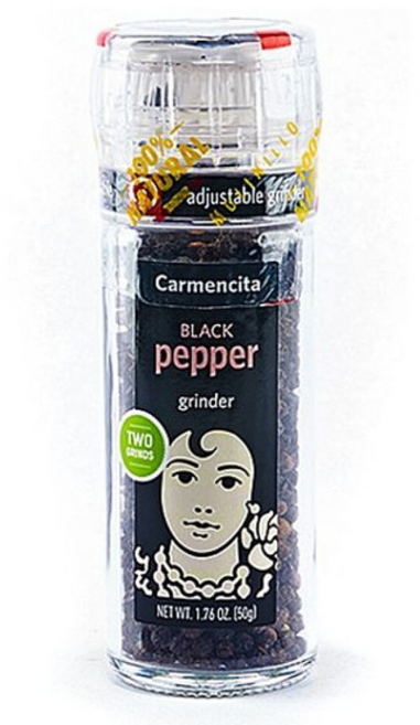 통후추 통흑후추 후추가루 카르멘시타 그라인더, 50g, 1개