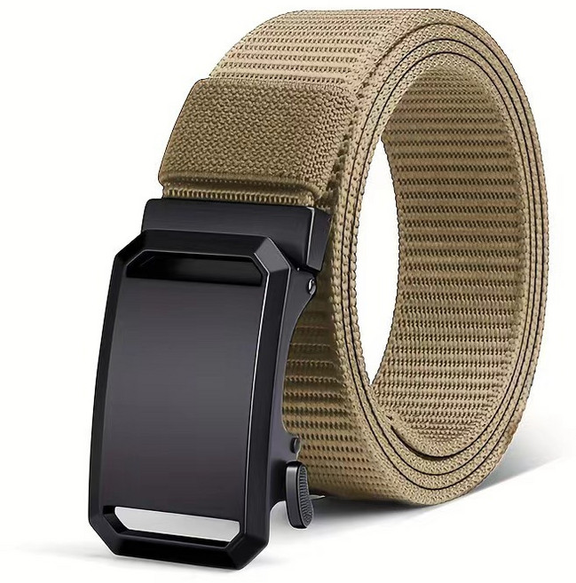 남성 자동 버클 밀리터리 캐주얼 아웃도어 벨트 허리띠