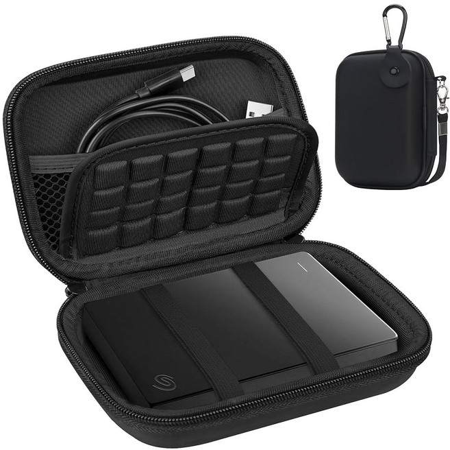 Seagate 휴대용/원터치용 Lacdo 하드 드라이브 휴대용 케이스 WD 요소/마이 패스포트 도시바 칸비오 베이직/플렉스 외장 HDD 케이스 1TB 2TB 4TB 5TB 6T