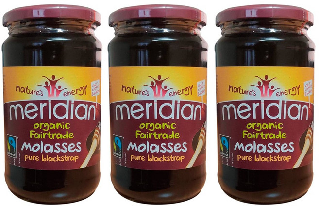 Meridian 메르디안 오가닉 공정무역 퓨어 블랙스트랩 몰라세스 600g 3팩