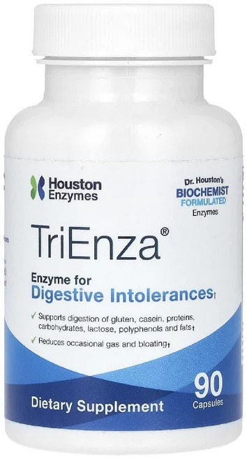휴스턴엔자임 TriEnza Enzyme Digestive Intolerances 90정, 1개 - 쿠팡
