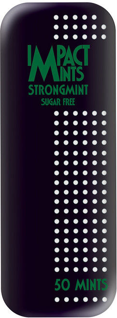 임팩트 민트 캔디 슬림 스트롱민트 독일 무설탕 금연 사탕, 9g, 1개
