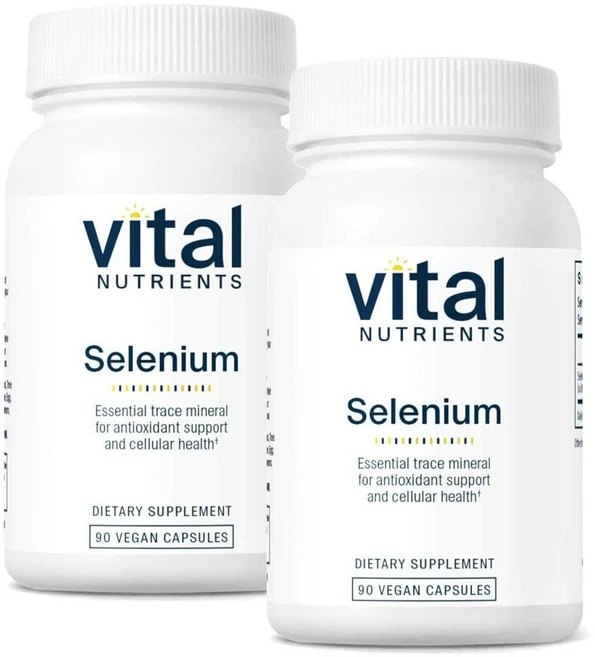 바이탈 뉴트리언츠 셀레늄 200mcg 캡슐 Vital Nutrients Selenium, 2개, 90정 - 쿠팡