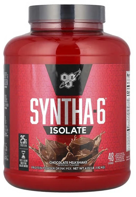 비에스엔 Syntha-6 Isolate 프로틴 파우더 드링크 믹스 초콜릿 밀크셰이크 1.82kg(4.02lb) BSN-07620, 1.82kg, 1개 - 쿠팡