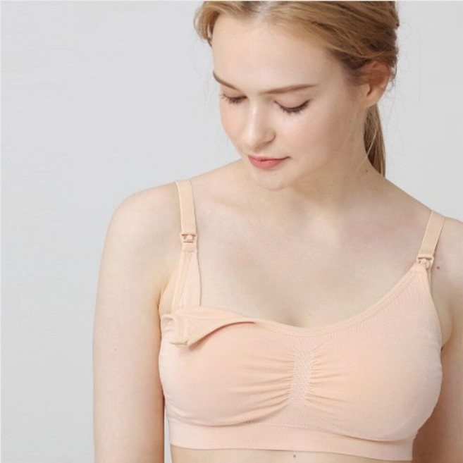 [세컨스킨] 베이직 수유브라 임부 뱀부 수유 브라렛 NXPOU5501