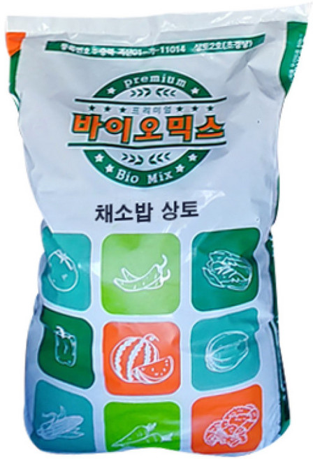 흙쟁이 채소밥상토 바이오믹스 20L 배양토 상토 분갈이흙, (바이오믹스)상토 10리터 2개, 1개