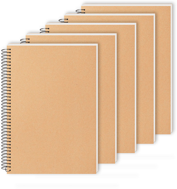 클라리온 크로키북 드로잉북 무지 스케치북 16절 130g 40매 좌철 5권