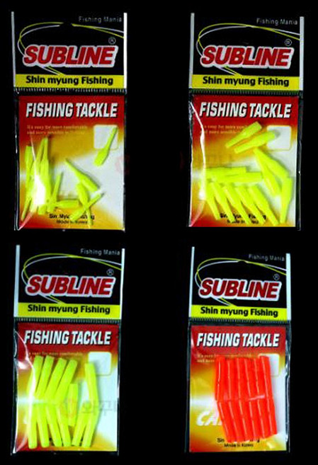 일자 방울 케미 고무 3mm 4mm 라이트 민물 소품 채비, 1개