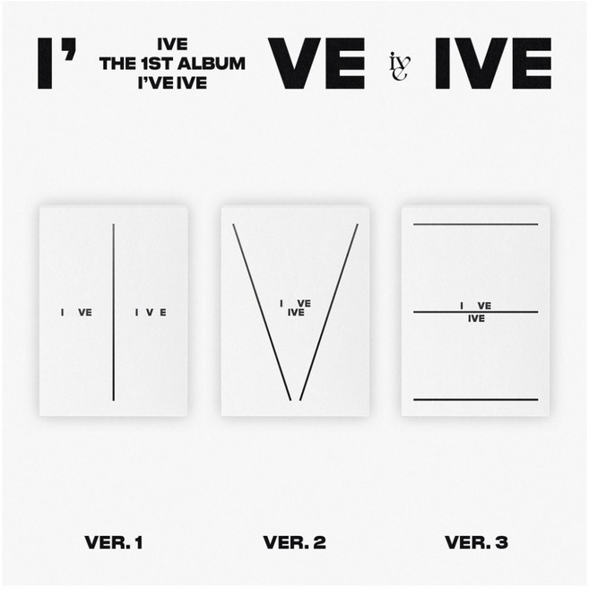 IVE (아이브) 1집 - I've IVE (VER.1 / VER.2 / VER.3) 개봉된 신품급, 정규1집VER3 개봉제품 반품불가