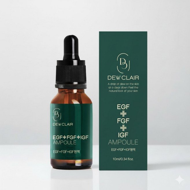 듀끌레어 EGF + FGF + IGF 원액 앰플, 1개, 10ml