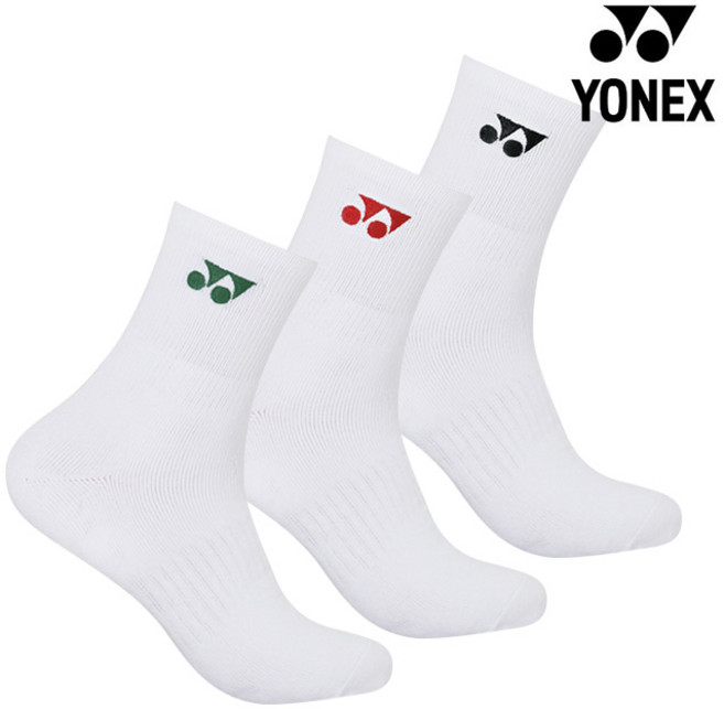 요넥스 양말 249SN001M 남성용 선수용 스포츠 배드민턴 오남스포츠, 블랙, 1개