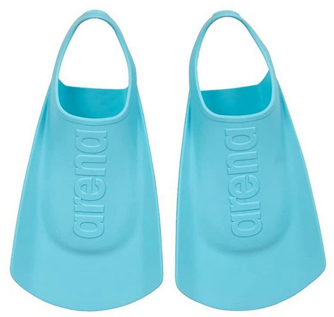 Arena 아동용 주니어 수영 트레이닝 오리발 무릎 수영용 오픈 힐 및 유체 역학 슬릿 하늘 사이즈 12.5-13.5 US 136850, Sky