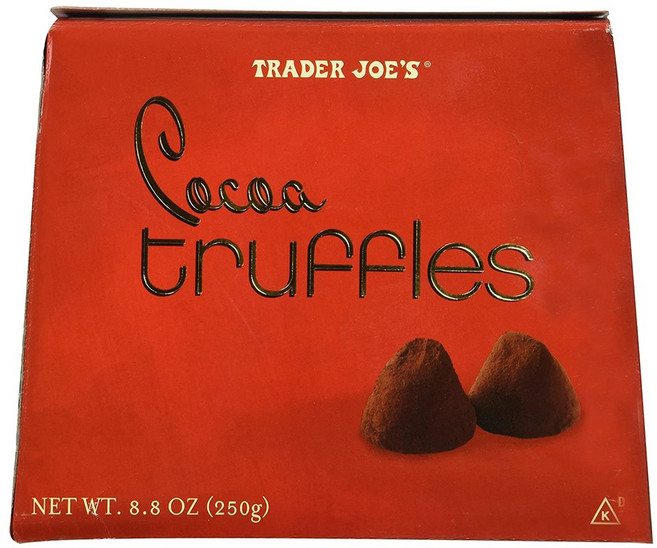 트레이더조 코코아 트러플 250g Trader Joes Cocoa Truffles 8.8 oz, 1개