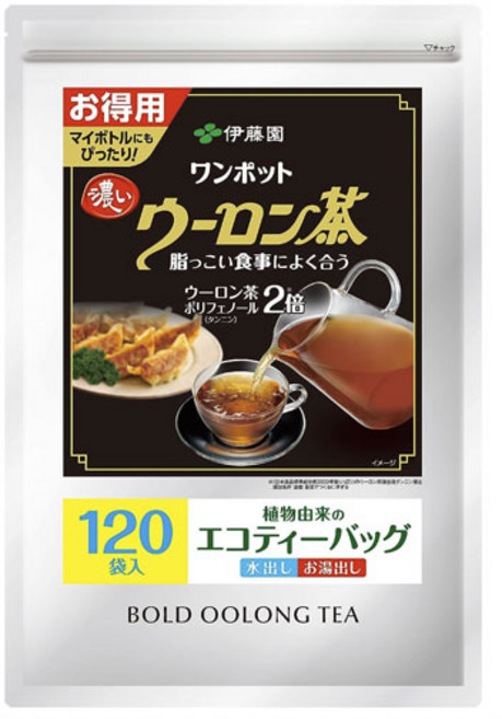 이토엔 진한 우롱차 티백 5g 30봉 4개, 4g, 120개입, 1개