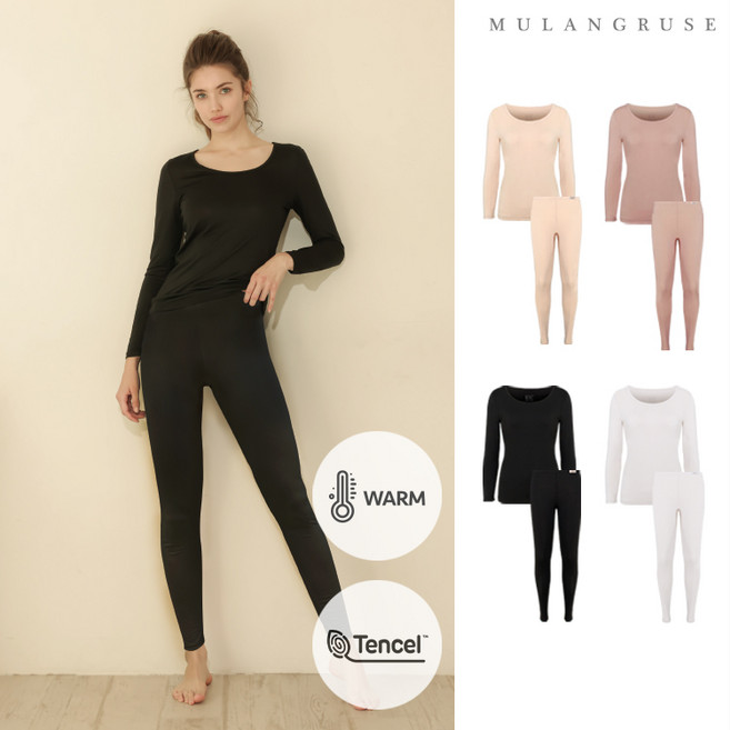 텐셀모달 여성 9부 상하의 세트 4종 택1