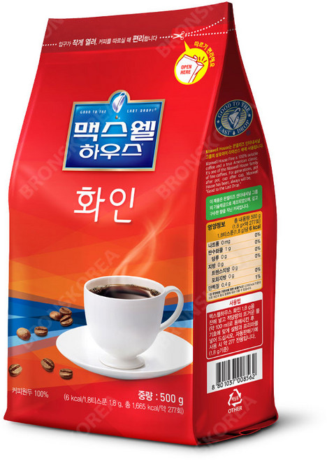 동서 맥스웰 하우스 화인 자판기용 블랙커피, 500g