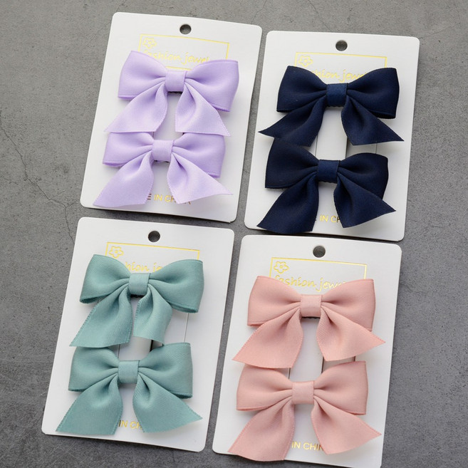 [HANNAL] 소녀 리본핀 세트
