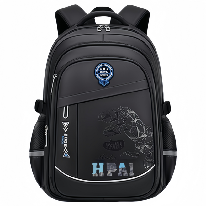 YUEMEIYD 대용량 남자 방수 책가방 케주얼 공룡 멀티포켓 가벼운 백팩