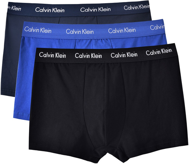 캘빈클라인 언더웨어 CK 남자 팬티 속옷 드로즈 사각 면 3장 세트 NU2664