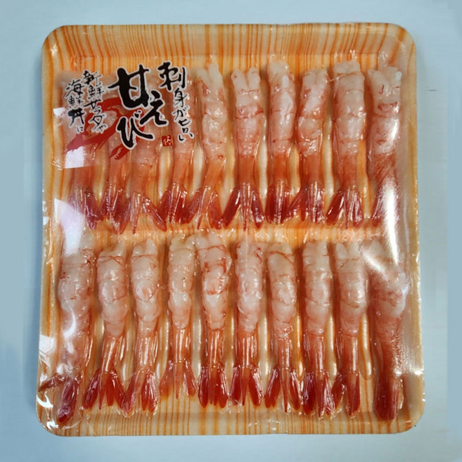 손질 단새우 아마에비 북쪽분홍새우 새우회 홈마카세, 1개, 단새우회 20미 60g (소)