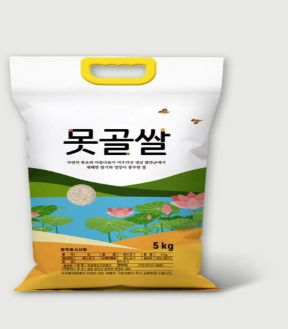 백옥찰 찹쌀 손잡이형 무훈증 당일도정 맛있는쌀, 2개, 5kg