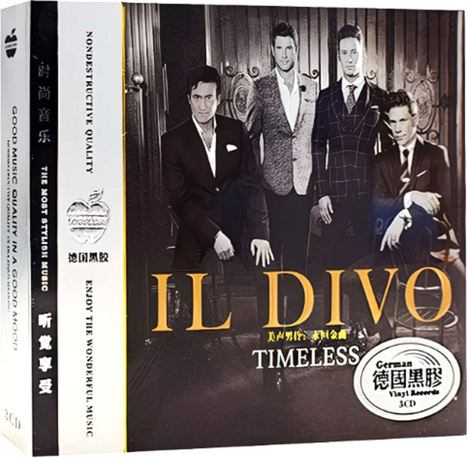 일 디보 CD 3장 팝페라 IL DIVO 마마 Aagio I believe in you 45곡, 3CD