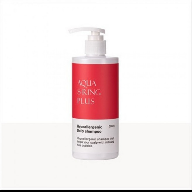 아쿠아에스링플러스 천연계면활성제 약산성 두피수분샴푸 300ml, 1개