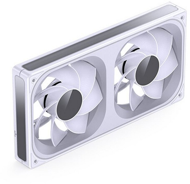 존스보 JONSBO ZB-240 ARGB 리버스 시스템 케이스 쿨러 (화이트), 1개, 화이트