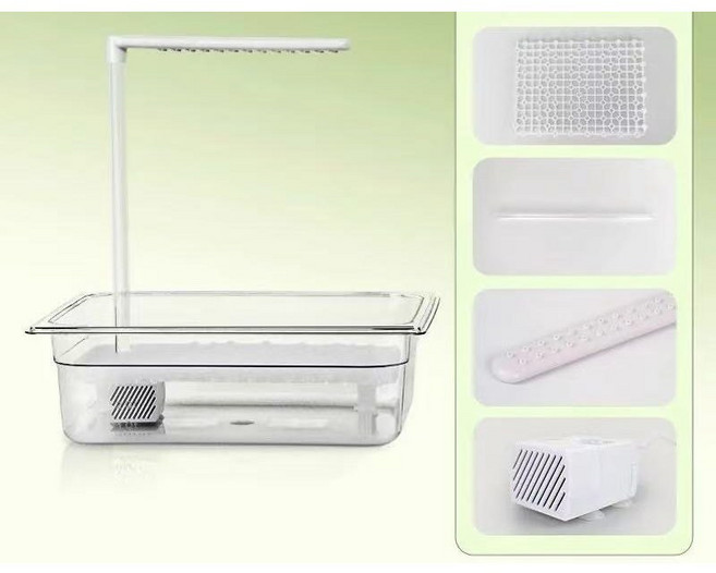 앵무새 목욕 욕조 자체 펌핑 조류 분수 조류 애완 동물 순환 분수를 위해 흐릅니다., 1개