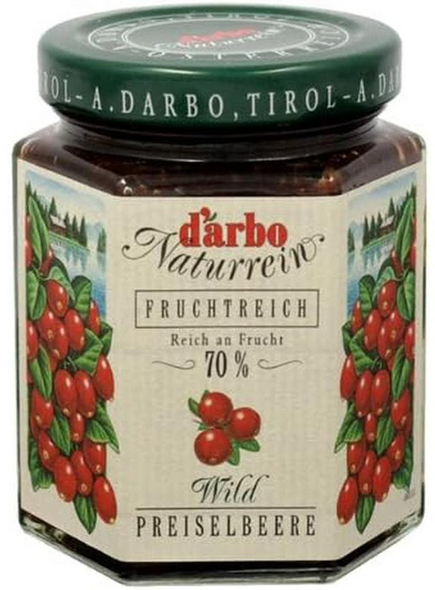 다보 더블 후르츠 야생 링곤베리 잼 200g, 1개