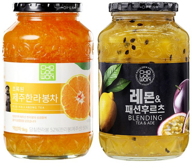 초록원 제주한라봉차 +레몬패션후르츠 (2kg), 2kg, 1개입