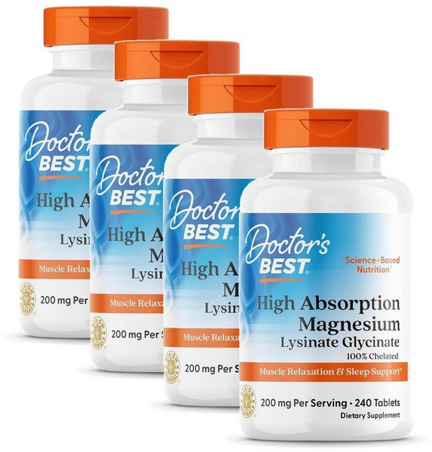 닥터스베스트 마그네슘, 240정, 4개