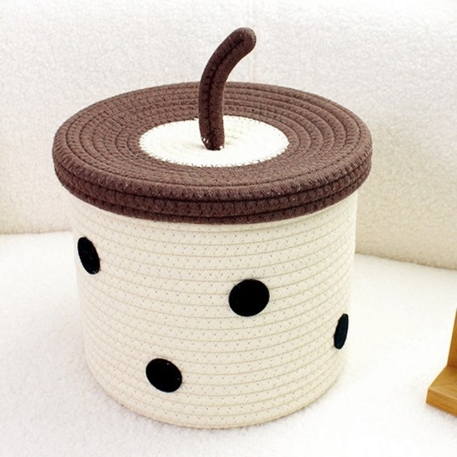 마이글로우 보물창고 도토리 간식 사탕 바구니, 베이지, 1개