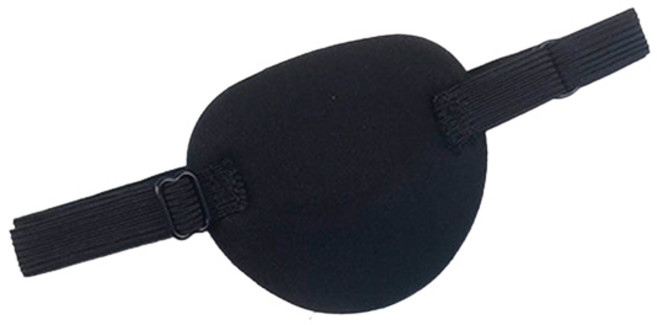 지구봄 길이조절 외눈 보호 안대 블랙