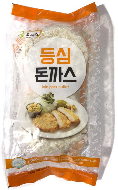 굿프랜즈 등심 돈까스 1kg, 1개