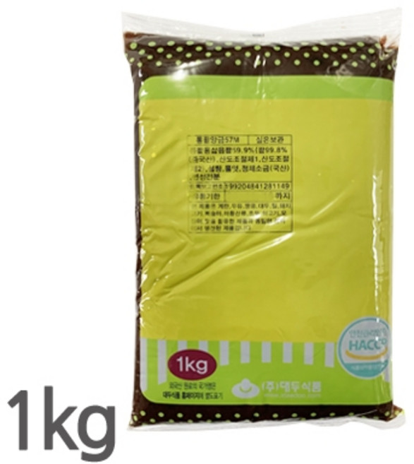 대두 통팥앙금57M 1kg, 1개
