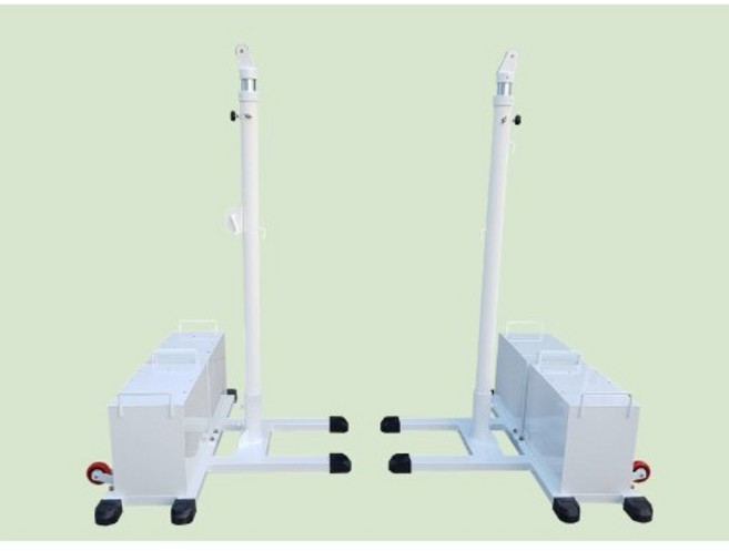 월드스포츠산업 배구지주 핀조절 이동식 WDB-1220
