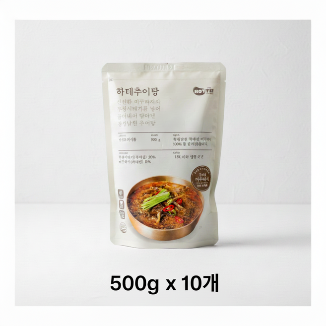 추어탕 국내산 미꾸라지 하테 남원추어탕 500g, 10개
