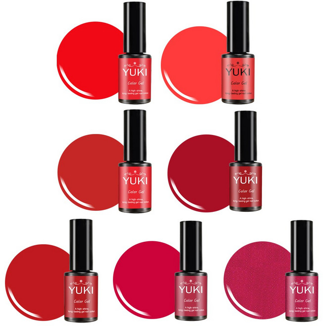 유키 유키젤네일 레드컬러라인 모음, 1개, 유키 레드컬러라인_099호 앙큼레드, 5g