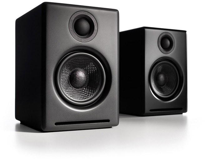 오디오엔진 Wireless 2채널 블루투스 스피커 2p, A2+, 블랙