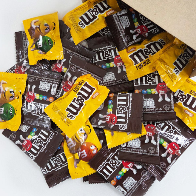 M&M's펀사이즈 믹스 모임 단체 대용량 개별포장 간식, 120개, 16.4g