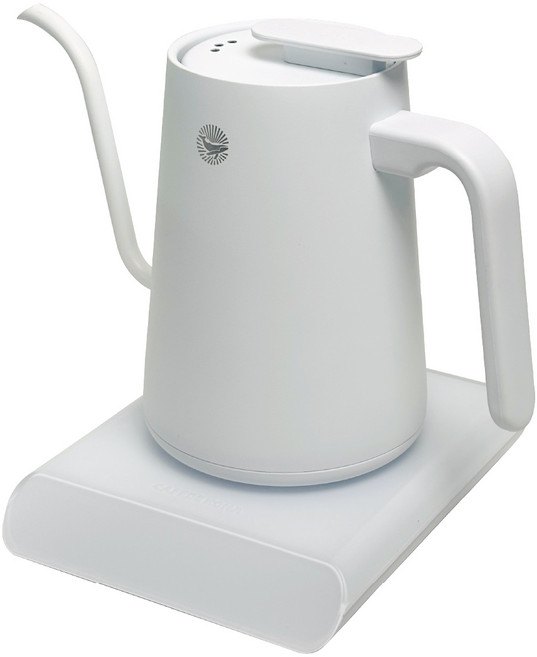 CAFEDE KONA 天衡溫控咖啡壺 精準控水手沖壺, 1個, 白色, 600ml