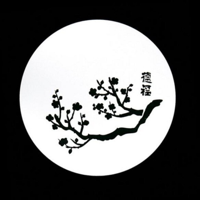 아트박스/와인앤쿡 카페테리아 데코 도안 스텐실(달밤의매화) 1개, 상세페이지참조